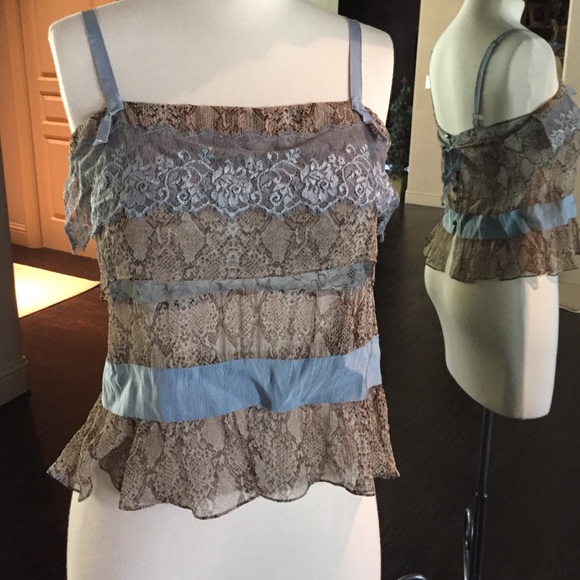 REBECCA TAYLOR (4) lace tank top.