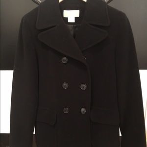 Michael Kors black pea coat