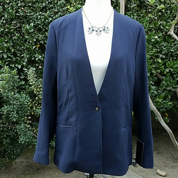 Zara Gold Button Blazer - Picture 1 of 4