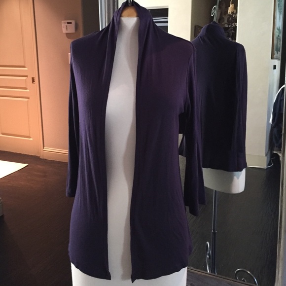 Michael stars eggplant cardigan - Picture 1 of 3