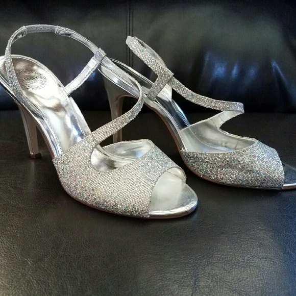 I Miller Sparkly Heels Size 8