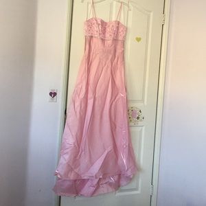 Almost like new, just need steam/iron pink dress