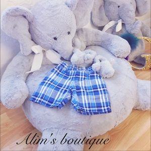 Blue baby boy shorts