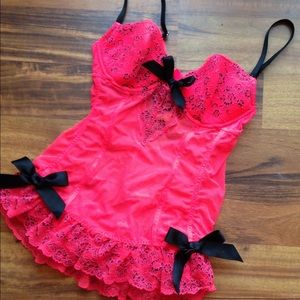 Victoria's Secret pink lingerie top