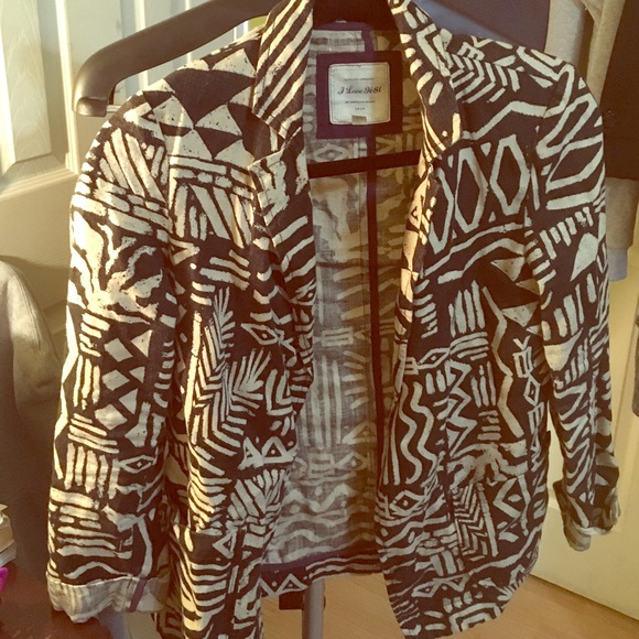 Vintage linen blazer