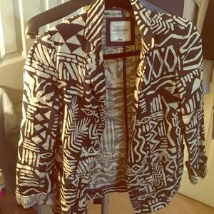 Vintage linen blazer