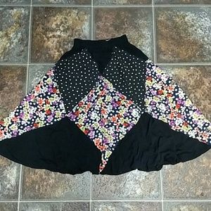 Full flowy midi skirt