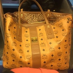MCM bag fairly worn.