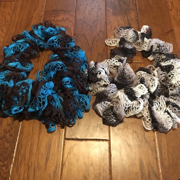 Crocheted scarves