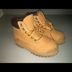 Boy's Tan Timberland Boots