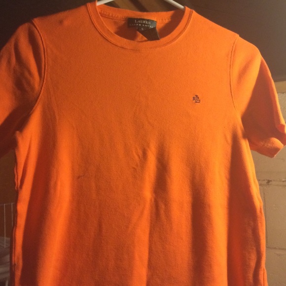 Short sleeve Lauren by Ralph Lauren Tshirt Orange
