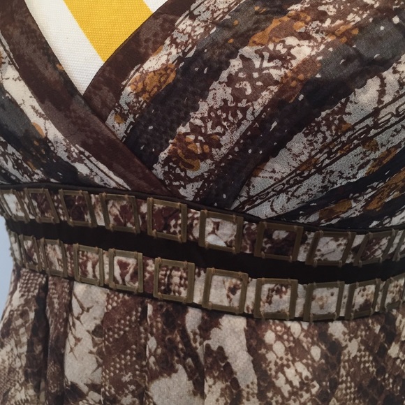 Snake Print Silk Babydoll - Picture 4 of 4