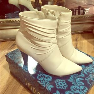 Impo White booties