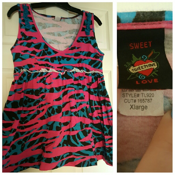 Hot Topic Animal Print Tank
