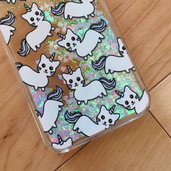 🆕 🎉 HP Caticorn Liquid Glitter iPhone Case - Picture 3 of 3