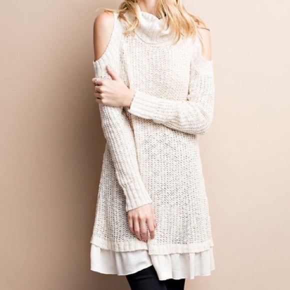 ❣1 LEFT❣CHARCOAL RUFFLED TUNIC - Picture 4 of 5