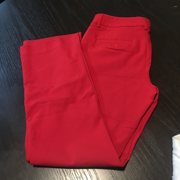 Express columnist pants engine red size 4S - Picture 1 of 1