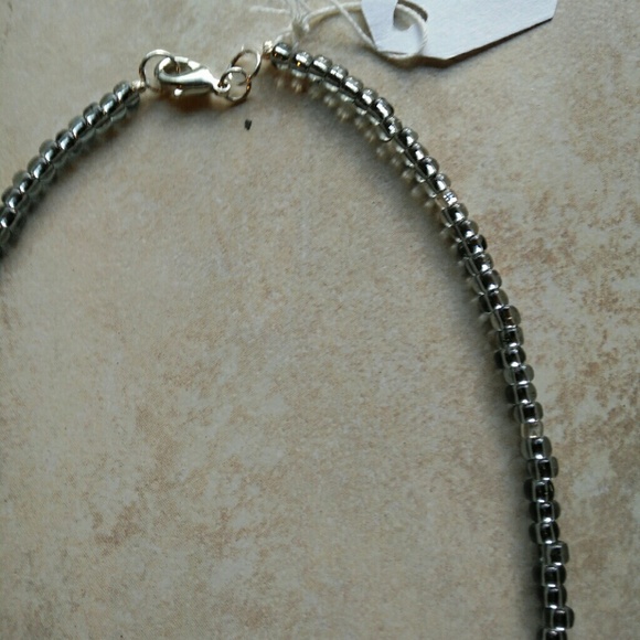 Stone and Glass Beaded Necklace - Picture 3 of 3