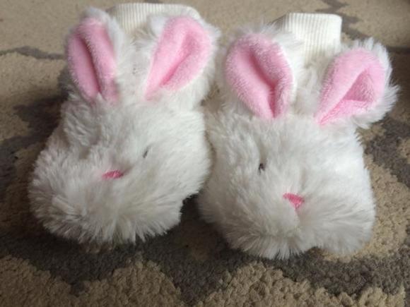 Easter Bunny slippers