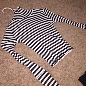 Size small fitted cropped top
