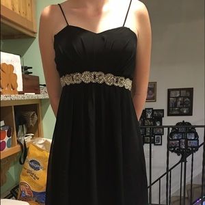 Black Dress with beading
