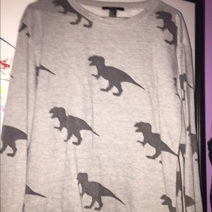 Forever 21 Dinosaur long sleeve