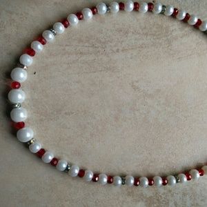 Glass Pearl Necklace