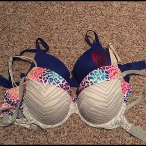 PINK Victoria's Secret push-up bras C cup
