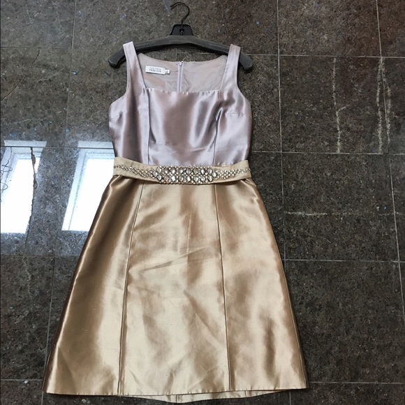 Metallic Tafta Rickie Freeman Teri Jon Dress