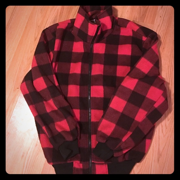 Plaid Zip-up