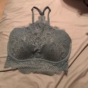 Pink Eyelash Lace bralette