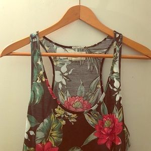 Denim and Supply tropical print maxi