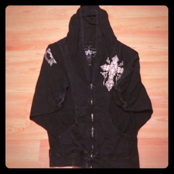 Affliction zip up