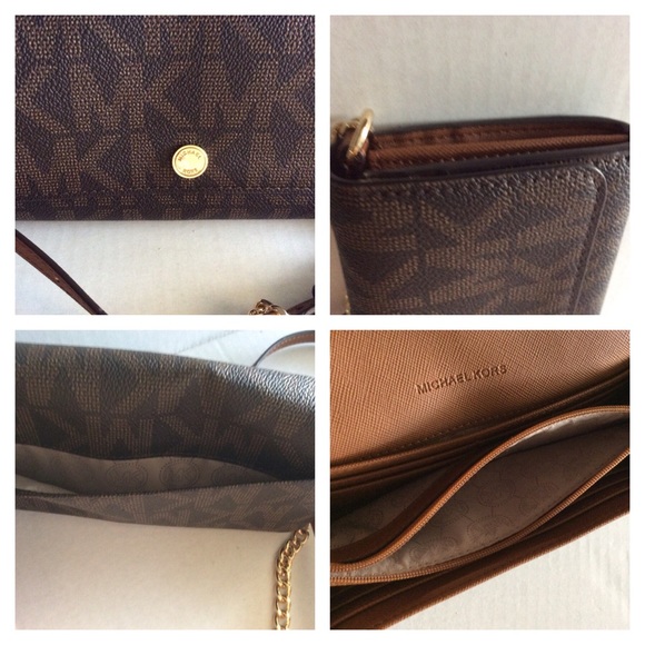 Michael Kors Jet Set Crossbody Wallet - Picture 2 of 4