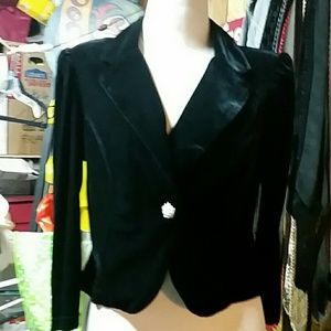 Velvet like jacket