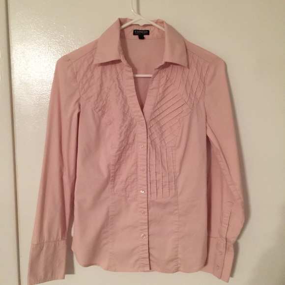 Pink express fitted button down - Picture 2 of 4