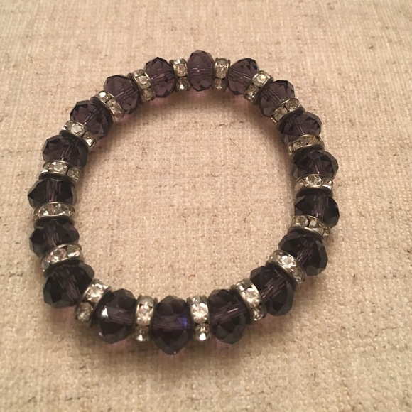 Stretch crystal bracelet