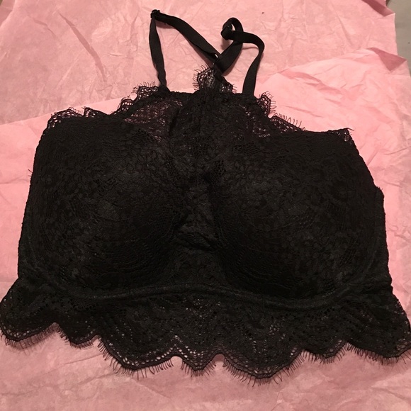 Pink Eyelash Lace Bralette