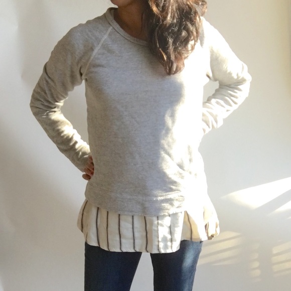 James Perse grey sweatshirt