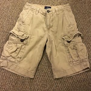 American Eagle Khaki Cargo Shorts