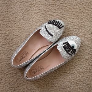 Chiara Ferragni Flirt Glitter Flat