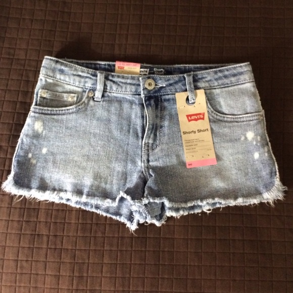 Girls Levis Shorts FIRM - Picture 2 of 4