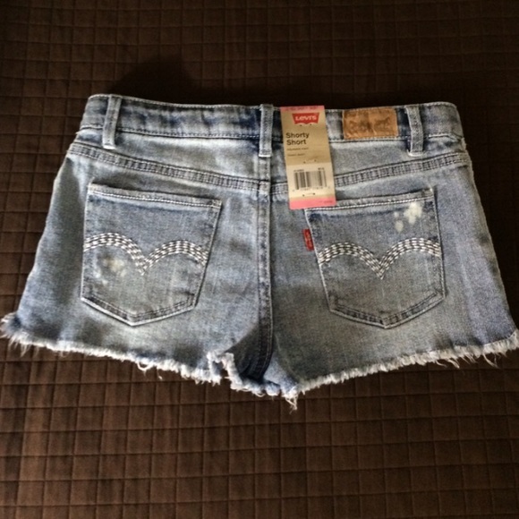 Girls Levis Shorts FIRM - Picture 3 of 4