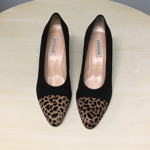 Ann Taylor, black suede pumps