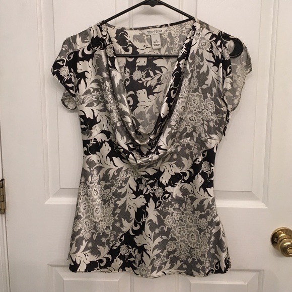 White House Black Market 100% silk top