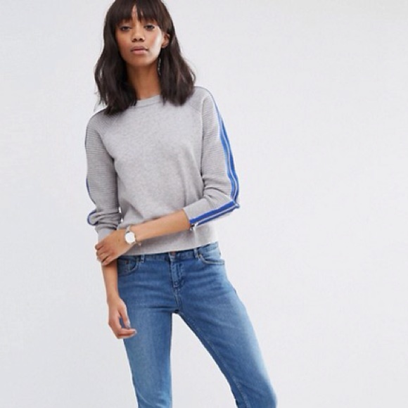🎇ASOS Jumper With Zip Sleeve🎇⚜️FLASH SALE⚜️