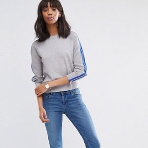 🎇ASOS Jumper With Zip Sleeve🎇⚜️FLASH SALE⚜️