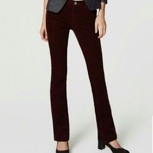 LOFT Modern Boot Cut Corduroy Pants