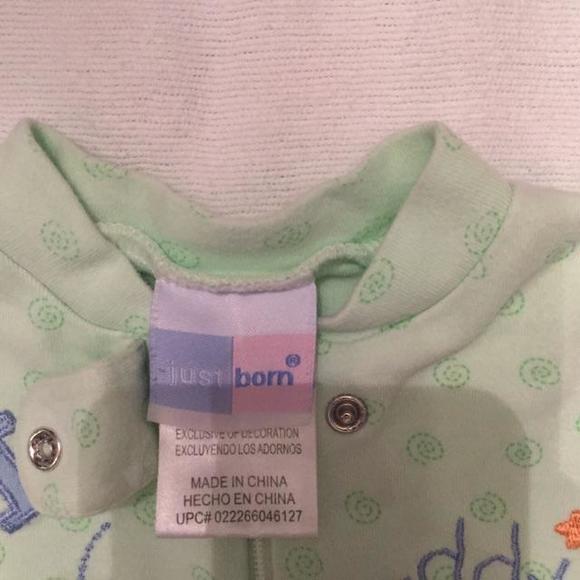 Just Born footed sleeper