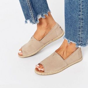 ❗️NEW❗️TOMS Alpargata Open Toe Shoes